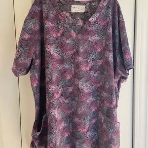 Tasha & Me women’s scrub top 3x